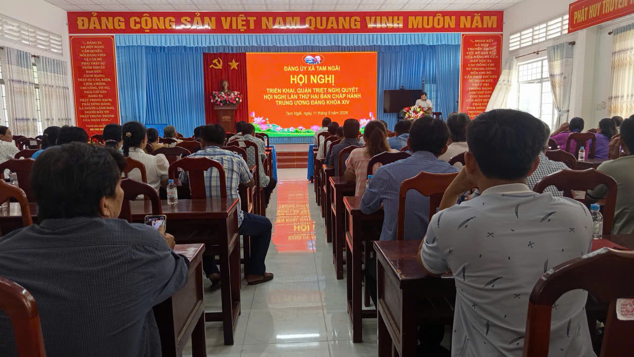 Tam Ngãi tổ chức Hội nghị triển khai, quán triệt Nghị quyết Hội nghị Trung ương lần thứ 2, khóa XIV