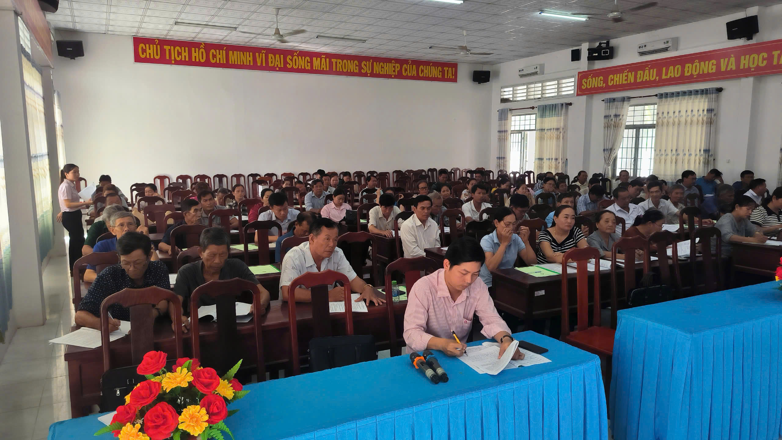Tam Ngãi tập huấn nghiệp vụ Ngân hàng chính sách xã hội năm 2026 cho Ban quản lý Tổ tiết kiệm và vay vốn